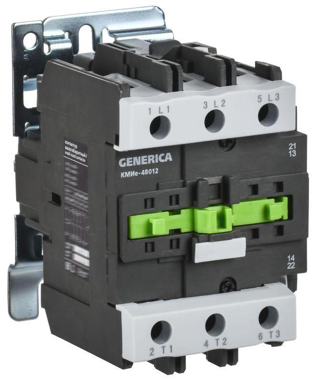 Контактор КМИе-48012 80А 400В/АС3 1НО; 1НЗ IEK KKME41-080-400-11