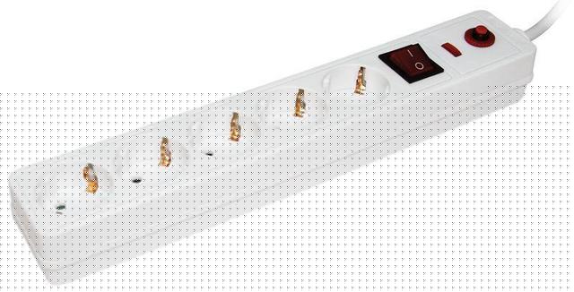 Удлинитель с сетевым фильтром 5х3м с заземл. 16А IP20 СФ-05К 2P+PE ПВС 3х1 с выкл. IEK WFP10-16-05-03-N