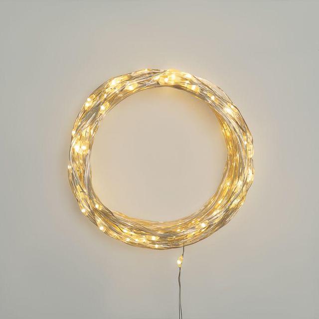 Гирлянда светодиодная "Роса" 30м 300LED тепл. бел. 3.6Вт IP44 с трансф. Neon-Night 303-216