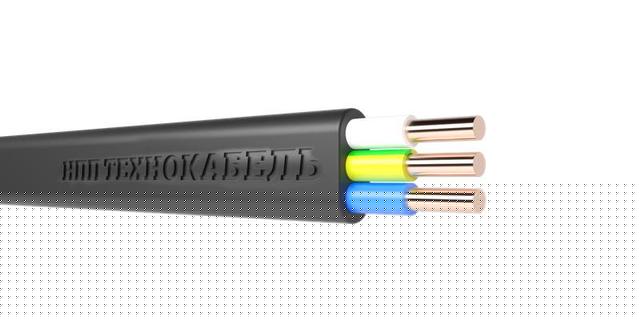 Кабель ППГ-Пнг(А)-HF 3х1.5 ОК (N PE) 0.66кВ (уп.100м) Технокабель 00-00148454