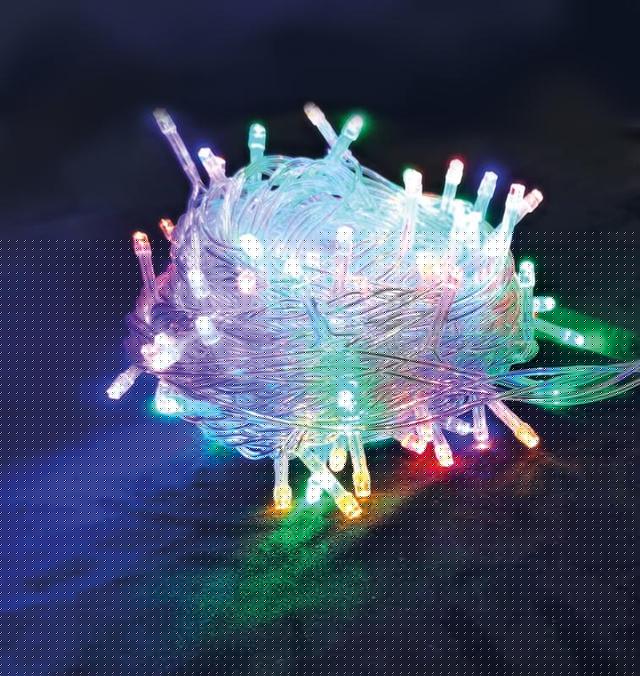 Гирлянда светодиодная 30LED прозр. провод 3м диоды RGB Космос KOC_GIRLEDBIRD_B