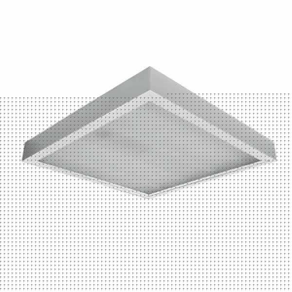 Светильник светодиодный Crystal 418 LED-15 офисный накладной рассеив. призма Ксенон 0170418103-15
