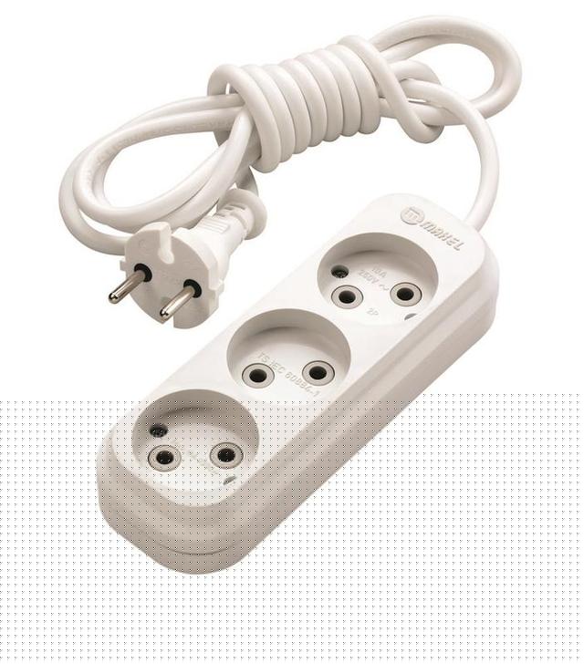 Удлинитель 3х10м без заземл. 10А IP20 Makel MGP128