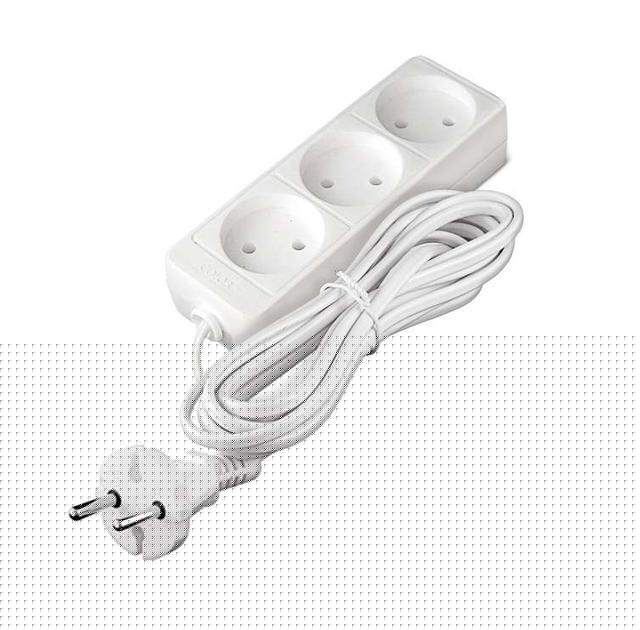 Удлинитель 3х5м без заземл. 10А IP20 2.2кВт ПВС Союз 481S-1305