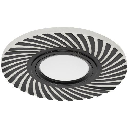 Светильник DK LD32 BK /1 MR16 220В max 11Вт декор. со светодиодной подсветкой черн. ЭРА Б0046908