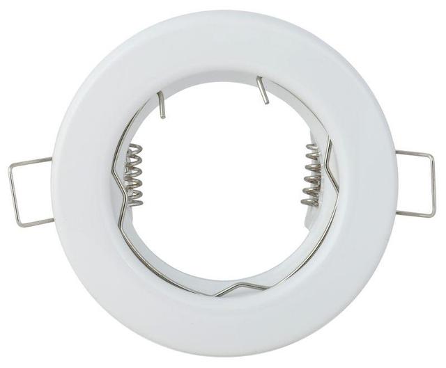 Светильник встраиваемый под лампу MR16 бел. IEK LUVB0-GU05-1-K01